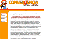 Desktop Screenshot of convergenciasocialista.org.mx